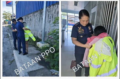 The Bataan PNP responds to a case of alleged domestic violence in Orion, rescuing a woman and providing an immediate support.