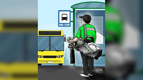 Iskolar ng Bayan on the fairway