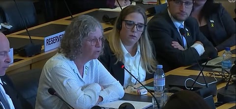 Hamas hostage survivor shares story of sexual violence at UN