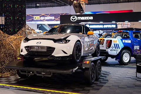 MX-5 Miata Cup 23rd Anniversary Edition showcased with full AutoExe upgrades at the Manila Auto Salon.