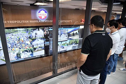 MMDA CHAIRMAN Artes at Command Center monitoring INC three-day rally