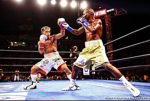 Johnriel Casimero (left) gets the green light to showcase his wares in Japan next month.