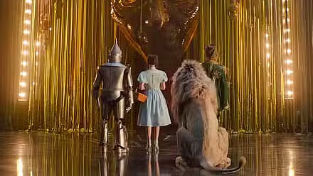Tin Man, Dorothy, Cowardly Lion and Scarecrow.