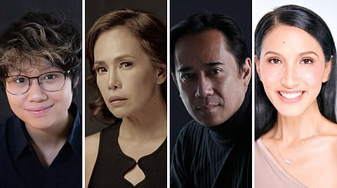 From (Left) Nic Chien, Ana Abad Santos, Audie Gemora and Menchu Lauchengco-Yulo