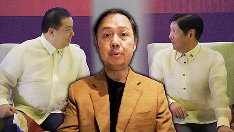Martin Romualdez (left), Zaldy Co (middle), and Pres. Bongbong Marcos.