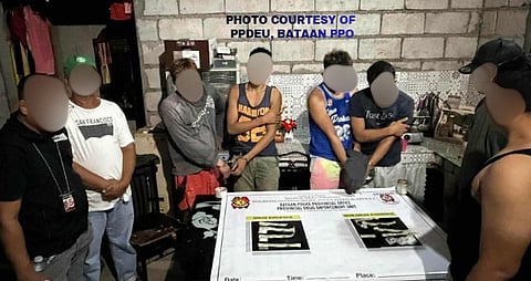 Four suspects were arrested while P142,800.00-worth of suspected shabu were seized during a buy-bust operation at Barangay Saguing in the town of Dinalupihan, Bataan, on November 18, 2025.