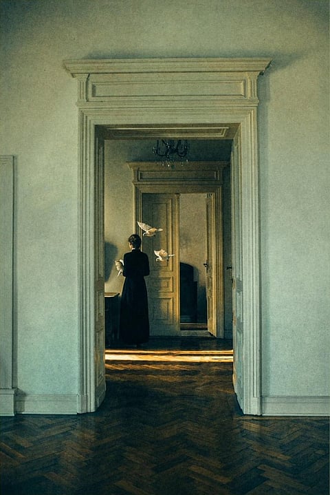 "The Anatomy of Melancholy," 2023 self-portrait by Laura Makabresku