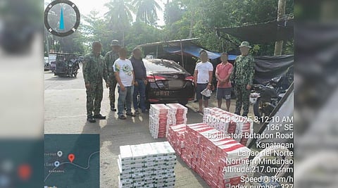 P480,000 smuggled cigarettes seized