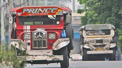 Rolling on Public utility jeepneys bound for Manila continue to ply Quezon Avenue in Quezon City amid the government’s stalled modernization program.
