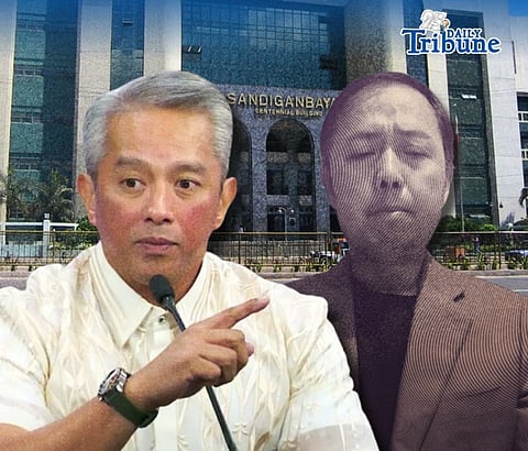 DILG Secretary Jonvic Remulla (left) and Zaldy Co.