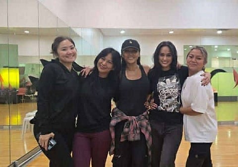 The OG Sexbomb Girls during rehearsals for the sold out show at the Araneta Coliseum