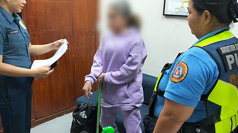 Wanted female Chinese intercepted