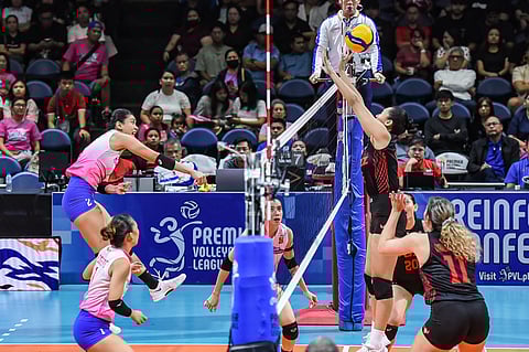 Alyssa Valdez and the rest of the Creamline Cool Smashers stake their title against Petro Gazz as the 2025 PVL Reinforced Conference knockout quarterfinal gets underway.