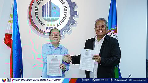 PHILIPPINE Economic Zone Authority Director General Tereso O. Panga (left) and BuCor Director General Gregorio Pio P. Catapang, AFP (Ret) (right).