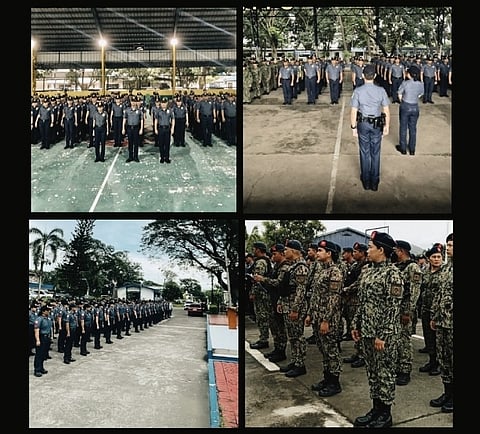PRO3 personnel ready for deployment, emphasizing maximum tolerance and community safety at the upcoming Metro Manila rally.