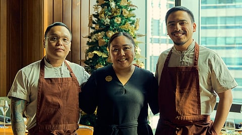 Hapag and Ayà partners (from right) Thirdy Dolatre, Erin Recto and John Kevin Navoa.