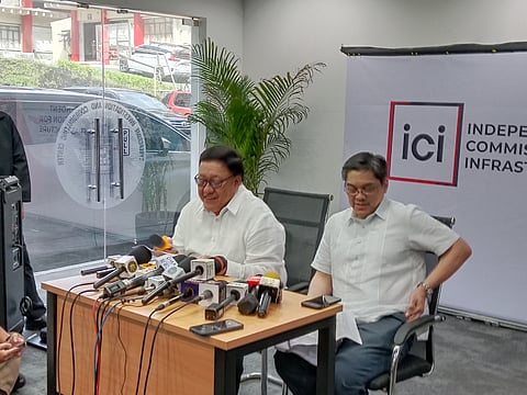 ICI Chair Andres Reyes Jr. and Executive Director Brian Keith Hosaka faced the media Wednesday and revealed the recommendation to the Ombudsman to file charges against eight solons for contracting with eight contractors.