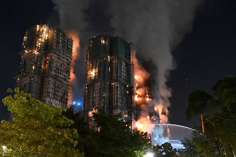 Hong Kong blaze kills 44; hundreds missing