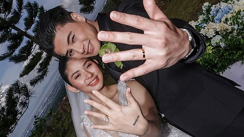 Newlyweds Loisa Andalio and Ronnie Alonte