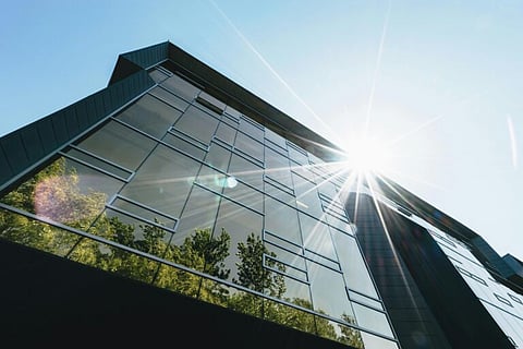 Transparent solar panels can be installed in windows, glass doors, skylights and building facades.