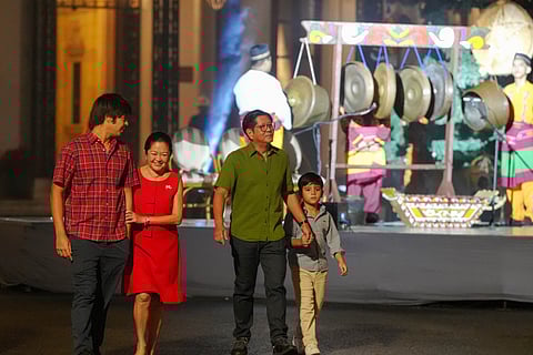 William Vincent Araneta Marcos, First Lady Louise Araneta-Marcos, President Ferdinand R. Marcos Jr. and nephew.