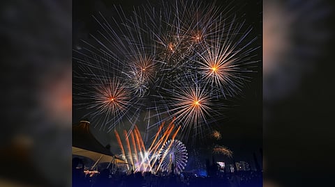 The event transforms the iconic Pampanga Eye into a massive lantern display.