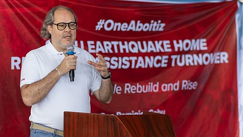 ANTON Perdices, chief operating officer of AboitizPower Distribution Utilities, honors the strength of San Remigio families, saying the assistance they received is ‘not just materials, but tools to rebuild hope, dignity, and the place you call home.’