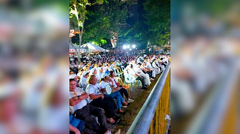 Cebu Archbishop Alberto Uy takes his homily to the streets, leading an anti-corruption rally at Fuente Osmeña in Cebu City, where prayers collided with protest chants.
