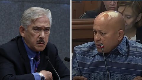 SENATE President Vicente Sotto and Senator Ronald ‘Bato’ dela Rosa.