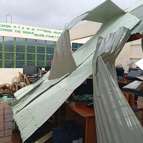 One of the challenges the Department of Education (DepEd) Cordillera aside from addressing the drop in the number of enrollees from School Year 2024-2025 is the repair, rehabilitation and construction of school buildings destroyed by the recent typhoons. |Aldwin Quitasol. Photo Courtesy of DepEd Cordillera