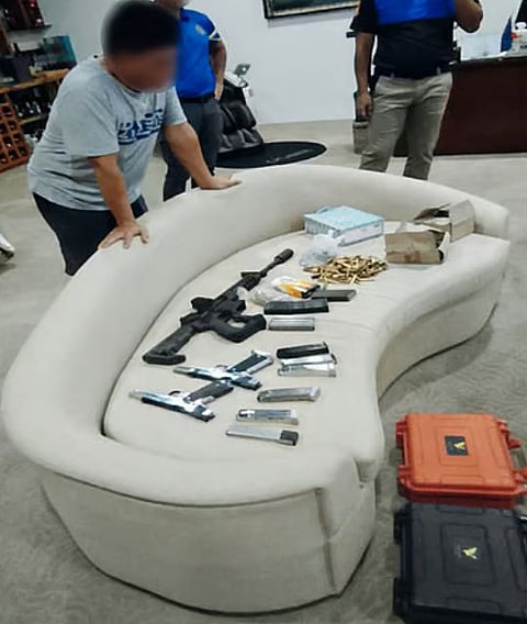 THE CIDG seizes 10 loose firearms and arrests two suspects in Barangay San Vicente, Concepcion, Tarlac, during an intensified Oplan Paglalansag Omega operation targeting loose guns and private armed groups.