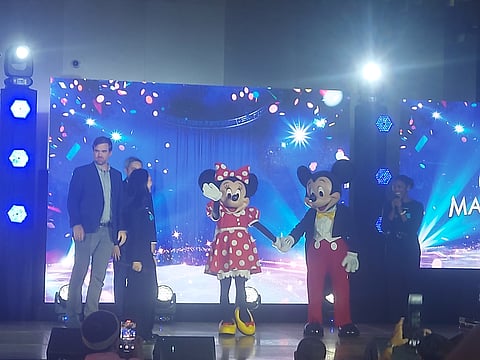 Minnie and Mickey at the Philippine launch of ‘Disney on Ice.’