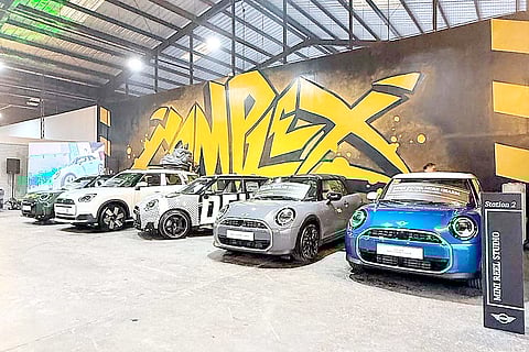 THE MINI Reel Studio becomes a busy stop for guests shooting clips and photos.