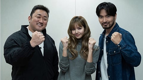 DON Lee, Blackpink's Lisa and Lee Jin Uk.