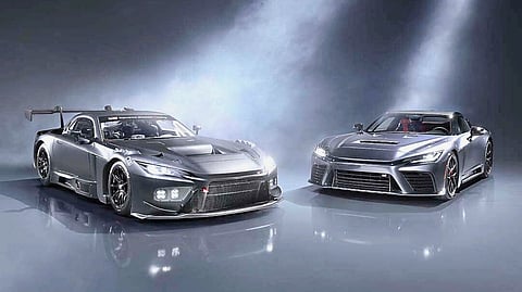 SHOWN together are the GR GT and GR GT3 prototypes as Toyota presents the next phase of its performance program.