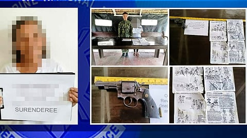 A female member of the Militiang Bayan/ NPA surrendered to authorities at Brgy. Maguisguis in the Town of Botolan, Zambales on December 5, 2025.