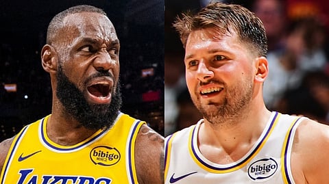 LEBRON James and Luka Doncic