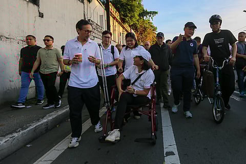 WALK the talk Public Works and Highways Secretary Vince Dizon, with Transportation Acting Secretary Giovanni Lopez and the Move as One Coalition, conducts an inspection of EDSA southbound starting from One Ayala in Makati City to Roxas Boulevard in Pasay City on the morning of 9 December. The five-kilometer walk seeks to evaluate the current conditions of existing infrastructure and identify unsafe and disconnected transport facilities in preparation for ‘EDSA rebuild,’ which is planned to be more accessible, safer, inclusive and people-centered.
