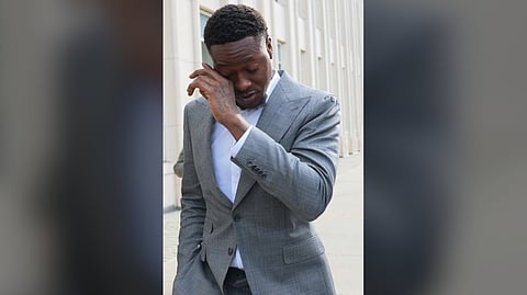 MIAMI Heat guard Terry Rozier walks out of his arraignment after pleading not guilty to gambling charges.
