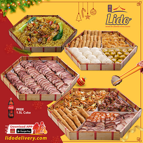 Celebrate the season with Lido’s Oriental Feast & Party Platters, perfect for sharing delicious moments with family and friends this Christmas!