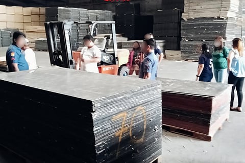 About P6.2 million worth of substandard plywood was seized by authorities during an operation in Barangay Dela Paz, San Simon, Pampanga, on 8 December.