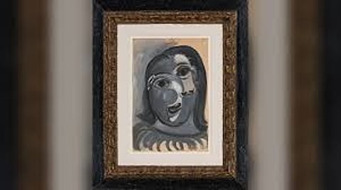 Charity raffle offers Picasso portrait for 100 euros a ticket