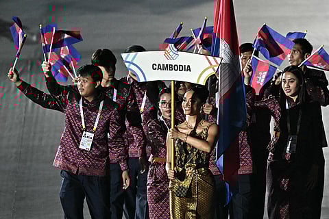 CAMBODIAN delegates withdraw their participation from the 33rd Southeast Asian Games due to Cambodia’s rising border tension with host country Thailand.