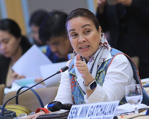Sen. Loren Legarda seeks more funds for PhilHealth during the bicameral conference meeting on 13 December