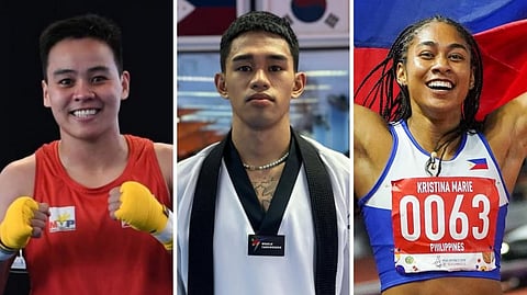 NESTHY Petecio, Kurt Barbosa and Kristina Knott