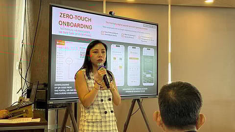 UNIONBANK senior vice president and deputy head of the transaction banking center, Erika Dizon-Go, explains the innovative digital payroll scheme.