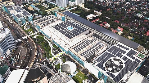 SM City North EDSA has the largest rooftop solar PV system in the Philippines.