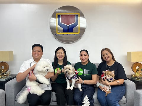 THERAPY dogs are used by the DSWD for recovery programs for individuals with psychosocial disabilities.