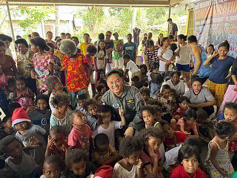 2nd Air Force Wing Command brings holiday cheer to indigenous Aeta families