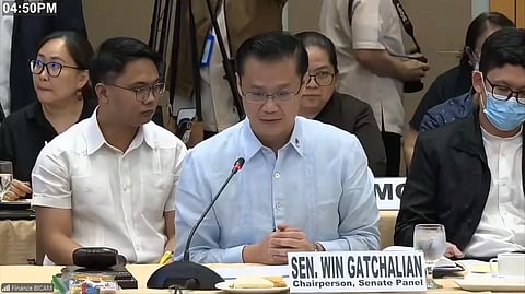 SENATOR Win Gatchalian at the Sunday, 14 December 2025, Bicameral Conference Committee livestream.